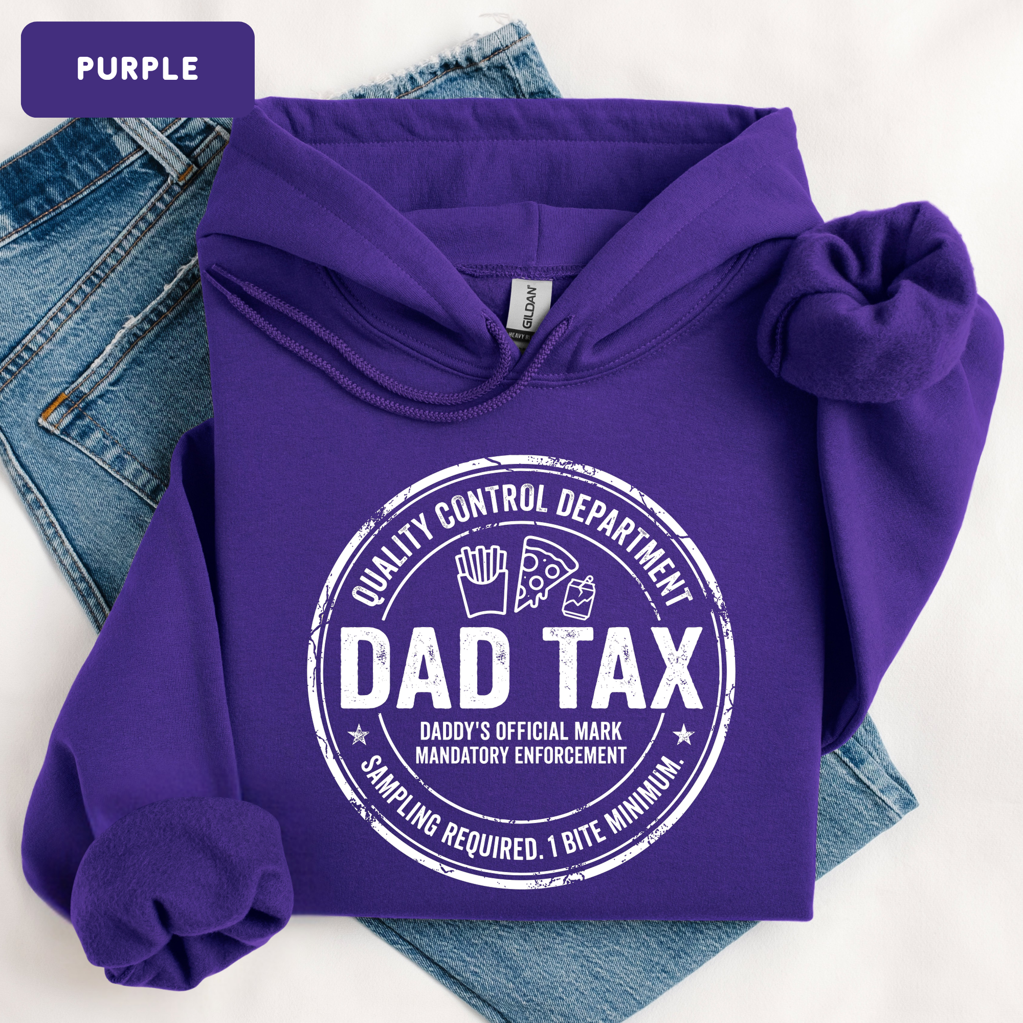 Dad Tax Funny Sweatshirt – Funny Dad Gift Sweatshirt | Cute Father’s Day Crewneck | Unisex Sweatshirt