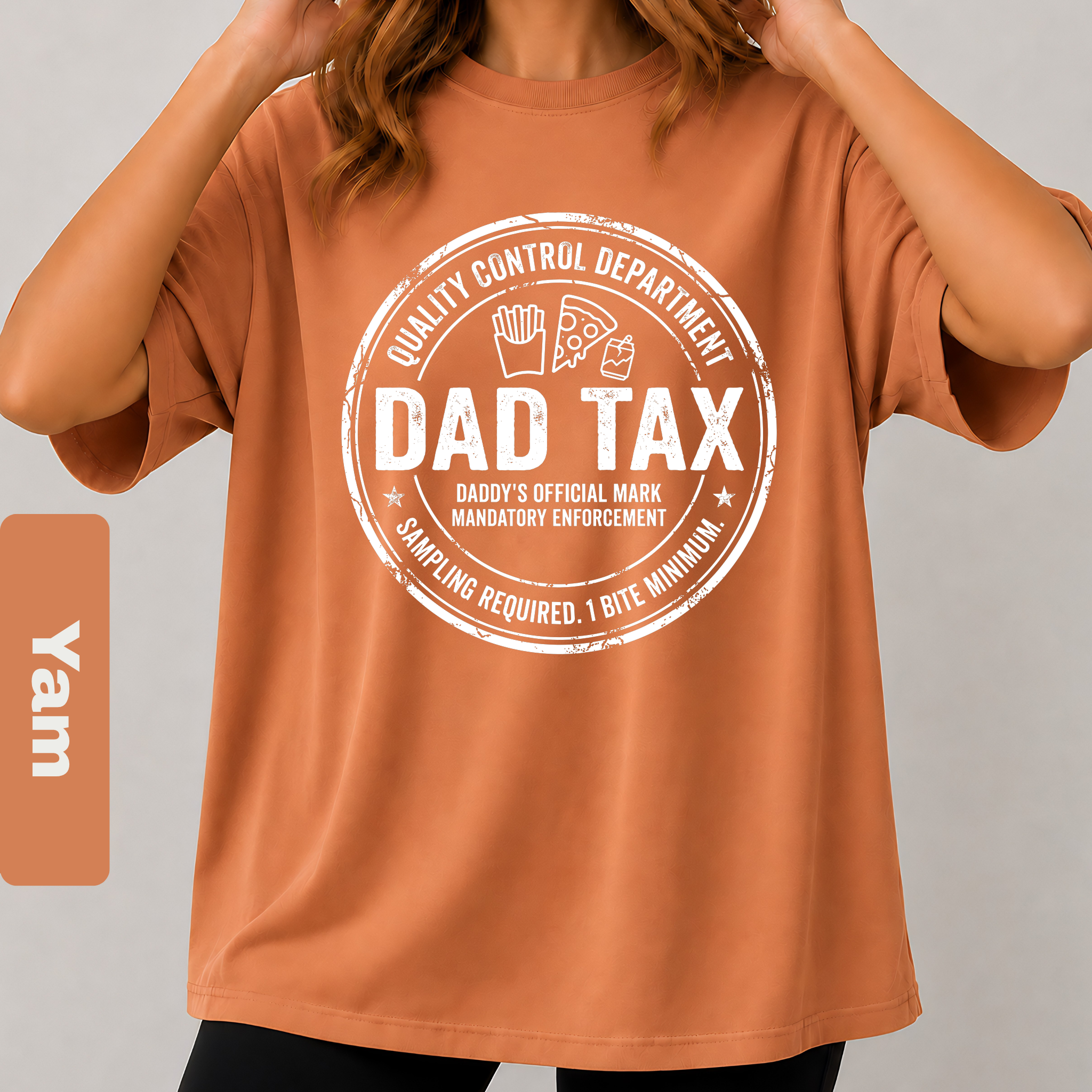 Dad Tax Funny Graphic T-Shirt – Funny Dad Gift Tee | Father’s Day Shirt | Unisex Oversized T-Shirt
