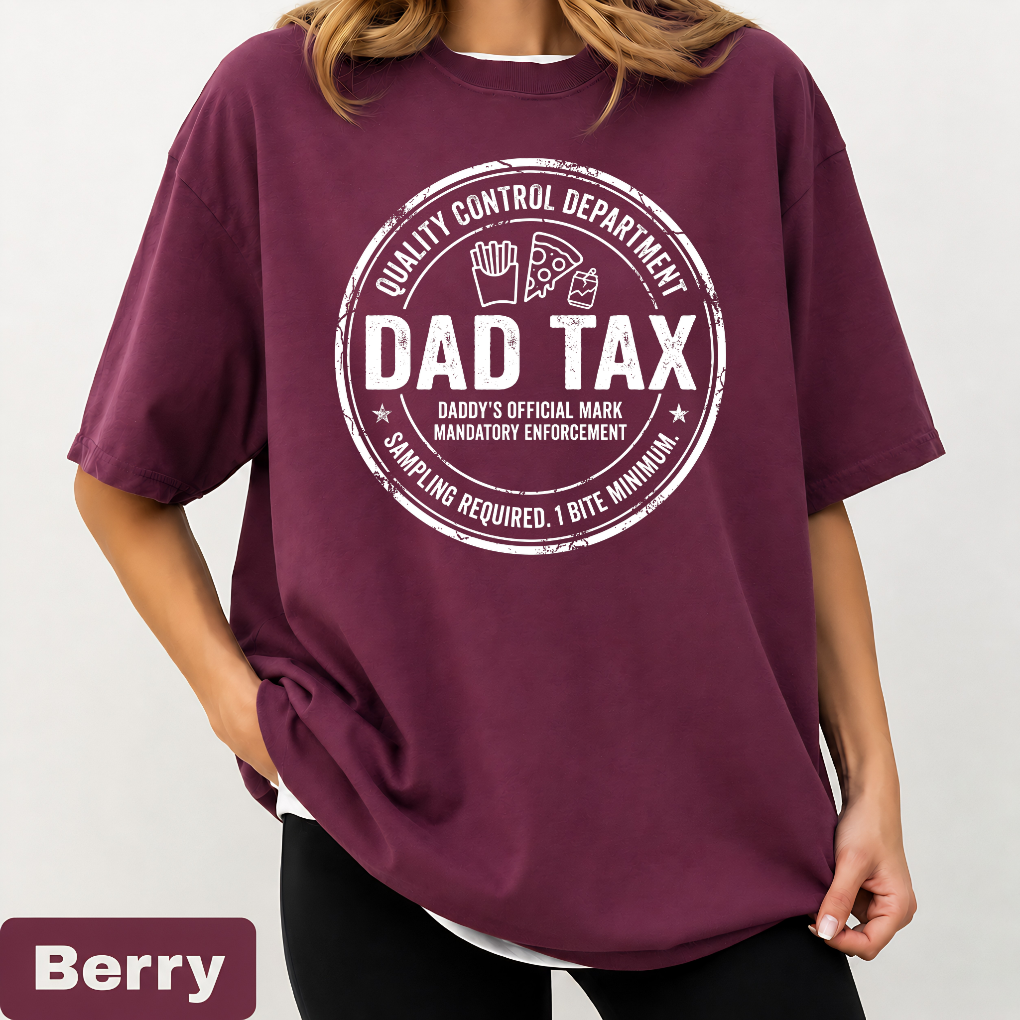 Dad Tax Funny Graphic T-Shirt – Funny Dad Gift Tee | Father’s Day Shirt | Unisex Oversized T-Shirt