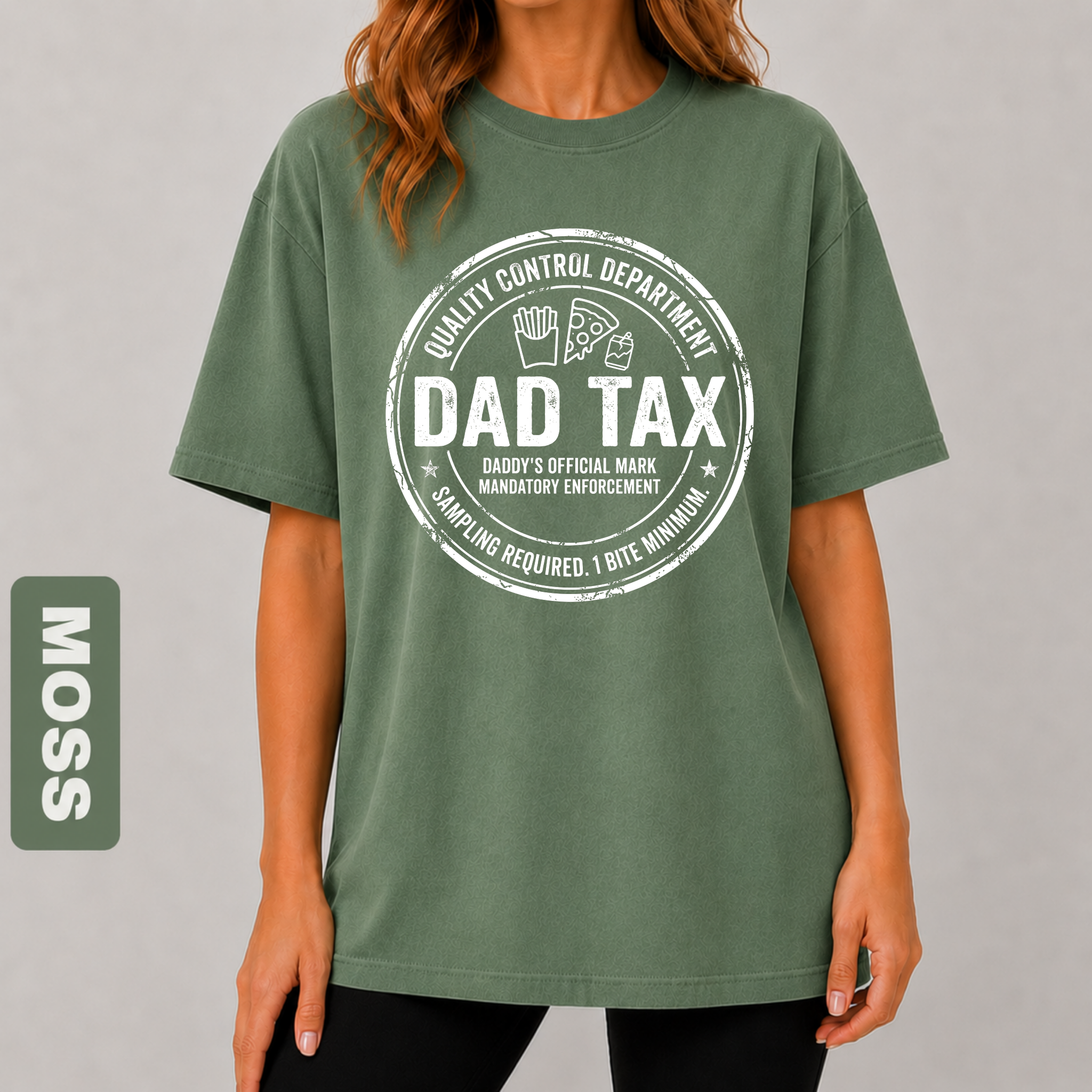 Dad Tax Funny Graphic T-Shirt – Funny Dad Gift Tee | Father’s Day Shirt | Unisex Oversized T-Shirt